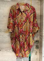 Rayon Multi Colour Casual Wear Printed Readymade Kaftan